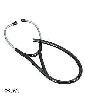 Ohrb�gel mit Schlauch, ca. 42 cm, schwarz, KaWe Germany, medishop.de