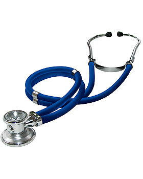 Rapport-Stethoskop, umschaltbar, 55cm, blau, komplett mit Ersatzteil-Set, KaWe Germany, medishop.de