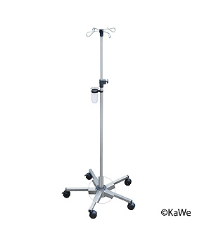Infusionsstnder, Edelstahl, schwere Ausfhrung, KaWe Germany, medishop.de