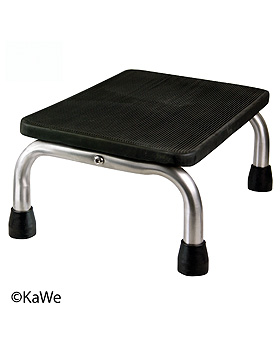 Fuauftritt 1-stufig aus Edelstahl, 40 x 25 x 22 cm, KaWe Germany, medishop.de