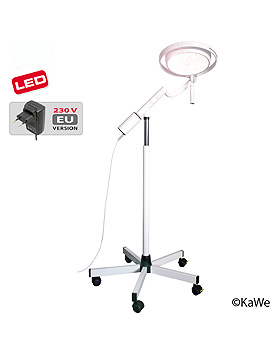 Praxisleuchte KaWe MASTERLIGHT 30 LED, mit Fixfokus, inklusive 5-Fu-Fahrstativ, KaWe Germany, medishop.de