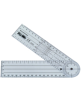 Goniometer Winkelmesser aus Kunststoff, KaWe Germany, medishop.de