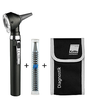 Otoskop PICCOLIGHT C, 2,5V, night, inklusive Tasche und je 10 Ohrtrichtern, KaWe Germany, medishop.de
