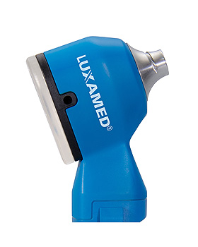 Otoskop-Kopf Luxamed Auris LED, blau, Luxamed, medishop.de