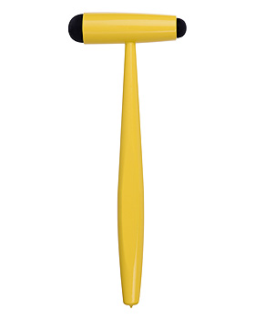 Reflexhammer nach Buck klein, gelb, Luxamed, Luxamed, medishop.de