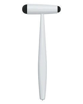 Reflexhammer nach Buck klein, wei, EASY-TO-CLEAN, Luxamed, Luxamed, medishop.de