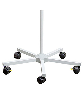 LED Untersuchungsleuchte mit Griff, wei, auf 5-Fu-Stativ, pulverbeschichtet, Luxamed, medishop.de