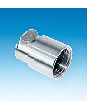 Edelstahl-Schnellkupplung SST1/2FV für Wasser- sterilfilter, 1/2 Zoll, Innengewinde, m. Wasserst., Pall Medical, medishop.de