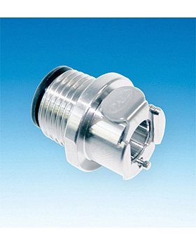 Edelstahl-Schnellkupplung SST1/2MN fr Wasser- sterilfilter, 1/2 Zoll, Auengewinde, o. Wasserst., Pall Medical, medishop.de