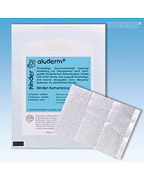 aluderm Kinder Kompresse 8 x 6 cm, Restposten, Söhngen, medishop.de