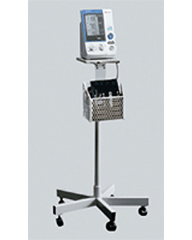 mobiler Stnder fr OMRON HEM-907 Blutdruckmessgert m. Aufbewahrungskorb, Omron, medishop.de
