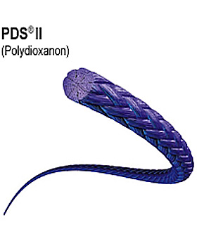 PDS Kordel violett rund geflochten Fadenlnge 60 cm (3 Stck.), Ethicon, medishop.de