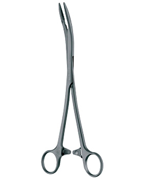 SUSI Tupferzangen Maier, gebogen, 26,5 cm, zum Einmalgebrauch (20 Stck.), Aesculap, medishop.de