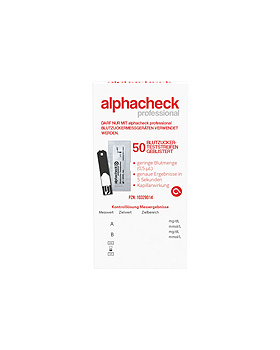 alphacheck professional Teststreifen einzeln geblistert (50 T.), Alphacheck, medishop.de