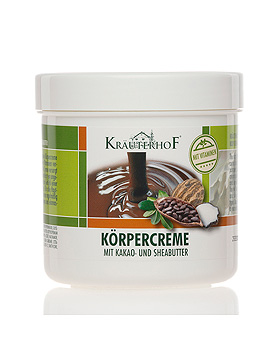 KruterhoF Krpercreme mit Kakao- und Sheabutter 250 ml, ASAM Kosmetik, medishop.de