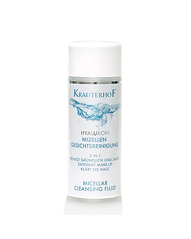KräuterhoF Hyaluron Mizellen Gesichtsreinigung 3-in-1, 200 ml, ASAM Kosmetik, medishop.de
