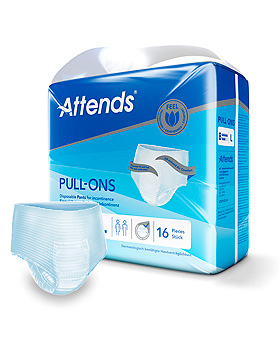 Attends Pull-Ons 8 L, Einweghosen (4 x 16 Stck.), Attends/PaperPak, medishop.de