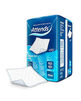 Attends Cover-Dri Plus 60 x 60 cm Krankenunterlagen (4 x 50 Stck.), Attends/PaperPak, medishop.de