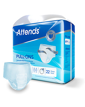 Attends Pull-Ons 4 L, Einweghosen (4 x 22 Stck.), Attends/PaperPak, medishop.de