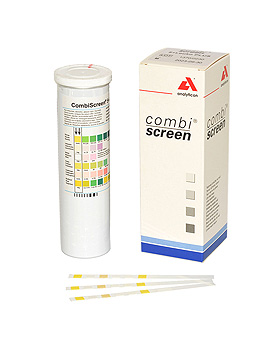CombiScreen 5 + L PLUS Harnteststreifen (100 T.), Analyticon, medishop.de
