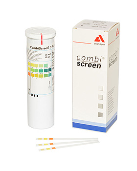 CombiScreen 3 PLUS Harnteststreifen (100 T.), Analyticon, medishop.de