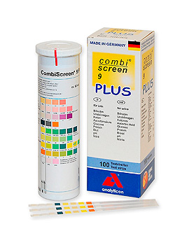 CombiScreen 9 PLUS Harnteststreifen (100 T.), Analyticon, medishop.de