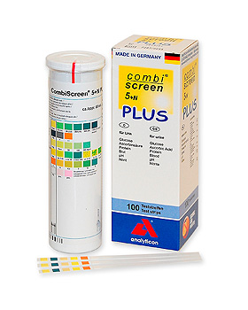 CombiScreen 5 + N PLUS Harnteststreifen (100 T.), Analyticon, medishop.de