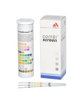 CombiScreen VET 11 PLUS Harnteststreifen (100 T.), Analyticon, medishop.de