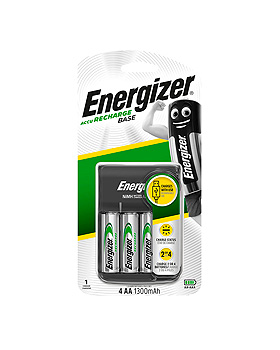 Ladegert Base Charger +4AA 1300 mAh inkl. 4 Universal Mignon AA 1,2 V, Batterien, medishop.de