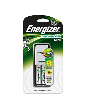 Energizer Ladegert Mini Charger inkl. 2 Power Plus Mignon 1,2 V, Batterien, medishop.de