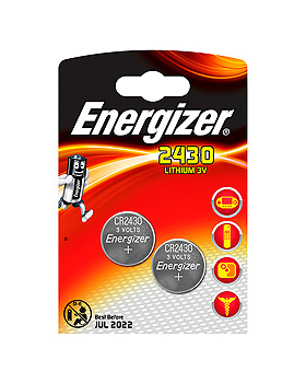 Energizer Batterie Typ CR2430, 3 V (2er-Pack) #E300830303#, Batterien, medishop.de