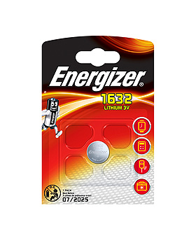 Energizer Batterie Typ CR1632, 3 V #E300844102#, Batterien, medishop.de