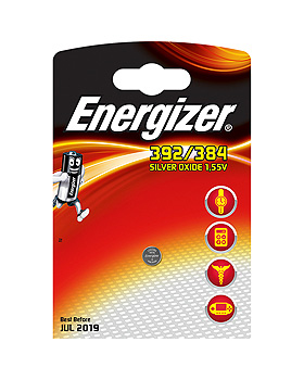Energizer Uhren-Batterie 392/384 Typ SR41/SR736W, 1,55 V, Batterien, medishop.de
