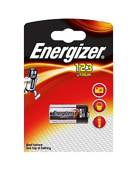 Energizer Fotobatterie 123, Typ CR17345 3 V, Batterien, medishop.de