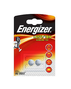 Energizer Spezialbatterie 189, Typ LR54 1,5 V (2er Pack), Batterien, medishop.de