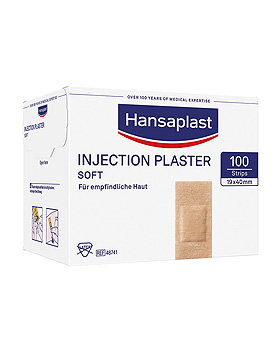 Hansaplast Soft Injektionspflaster hautfarben, 1,9 x 4 cm (100 Stck.), Beiersdorf, medishop.de