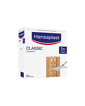 Hansaplast Classic Wundschnellverband, 5 m x 4 cm, Beiersdorf, medishop.de