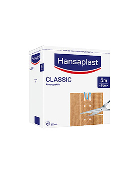 Hansaplast Classic Wundschnellverband, 5 m x 6 cm, Beiersdorf, medishop.de