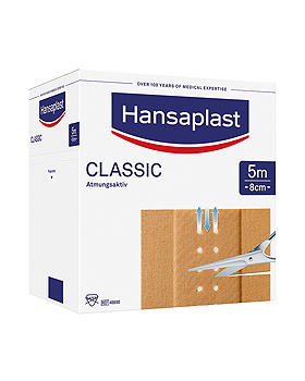 Hansaplast Classic Wundschnellverband, 5 m x 8 cm, Beiersdorf, medishop.de