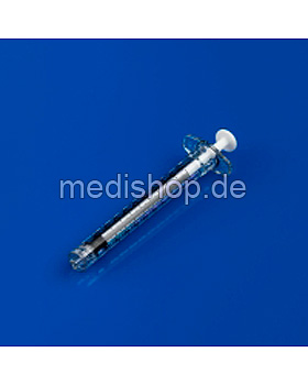 BD Plastipak Einmal-Spritze 1 ml, Luer-Lock, zentrisch, 100 Stck, Becton Dickinson, medishop.de