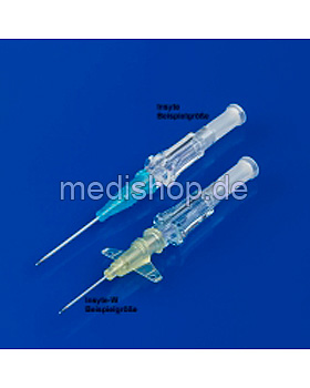 BD Insyte-W Venenverweilkatheter mit Flügeln, 16 G, 1,7 x 45 mm, grau, 50 Stück, Becton Dickinson, medishop.de