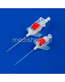 BD Arterienkanle mit BD FloSwitch 1-Wege-Hahn, 20 G, 1,1 x 45 mm, rot, 25 Stck, Becton Dickinson, medishop.de