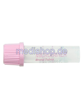 BD Microtainer EDTA-Rhrchen fr die Blutbildanalyse 1,0 mg K2 EDTA, 200 Stck, Becton Dickinson, medishop.de