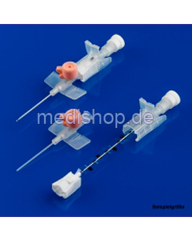 Venflon Pro Safety 20 G, 1,1 x 32 mm, rosa, Sicherheitsvenenverweilkatheter, 50 Stck, Becton Dickinson, medishop.de