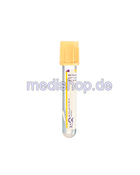 BD Vacutainer SST II Advance Serum- röhrchen aus PET, 3,5 ml, Trenngel und, 100 Stück, Becton Dickinson, medishop.de
