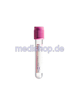 BD Vacutainer EDTA Plus Rhrchen aus PET, 4 ml, 7,2 mg K2 EDTA, 75x13 mm,, 100 Stck, Becton Dickinson, medishop.de