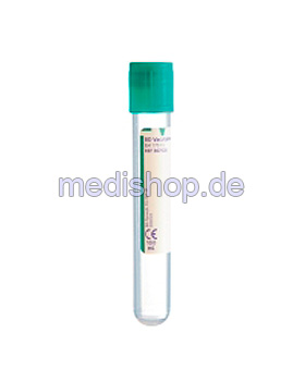BD Vacutainer Plus Plasmarhrchen aus PET, 10 ml, Lithium-Heparin, 100 Stck, Becton Dickinson, medishop.de