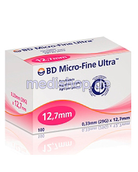 BD Micro-Fine Ultra Pen-Nadeln 29 G 0,33 x 12,7 mm (100 Stck.), Becton Dickinson, medishop.de