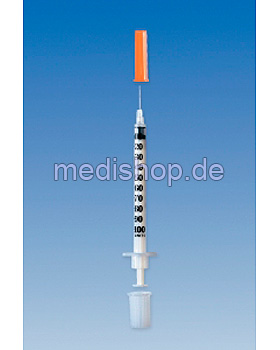 BD Micro-Fine+ Insulinspritzen 1 ml, U-100 (100 Stck.), Becton Dickinson, medishop.de