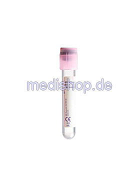 BD Vacutainer EDTA Plus Rhrchen aus PET, 3 ml, 5,4 mg K2 EDTA, 75x13 mm,, 100 Stck, Becton Dickinson, medishop.de